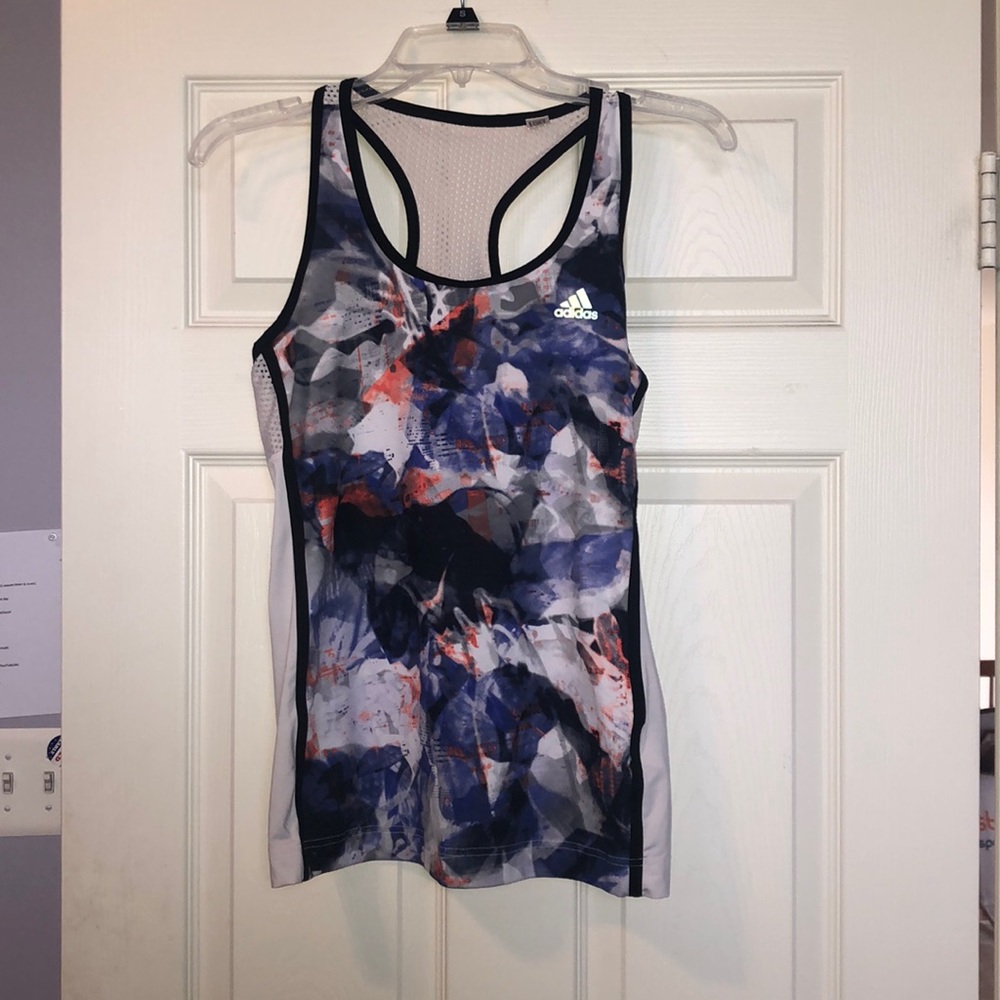 Printed Adidas Workout Tank